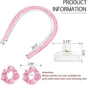 Heatless Hair Curling Rod – Effortless Overnight Curls Without Damage