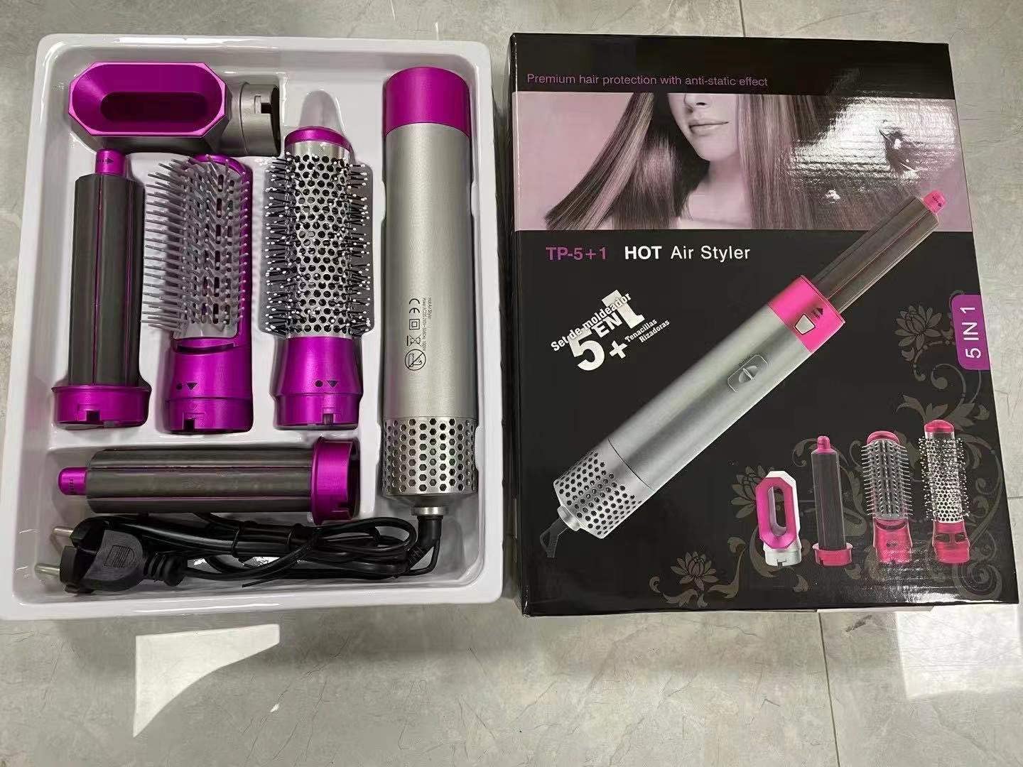 5 IN 1 HAIR STYLER BRUSH SET – YOUR ALL-IN-ONE HAIR SOLUTION
