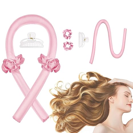 Heatless Hair Curling Rod – Effortless Overnight Curls Without Damage