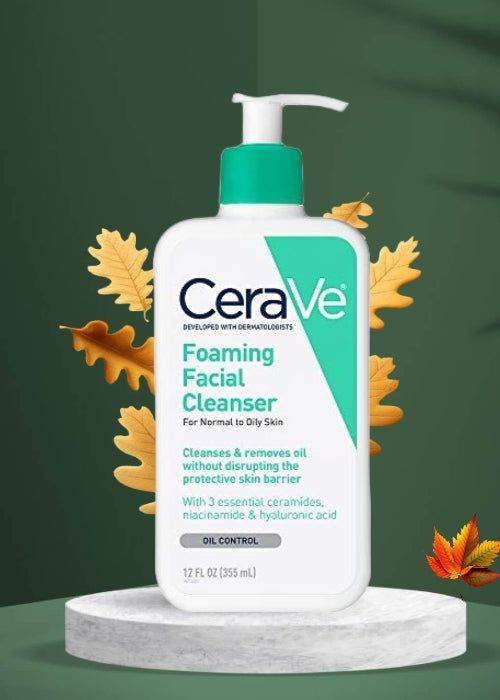 Cerave Foaming Facial Cleanser For Normal To Oily Skin – Oil Control Face Wash