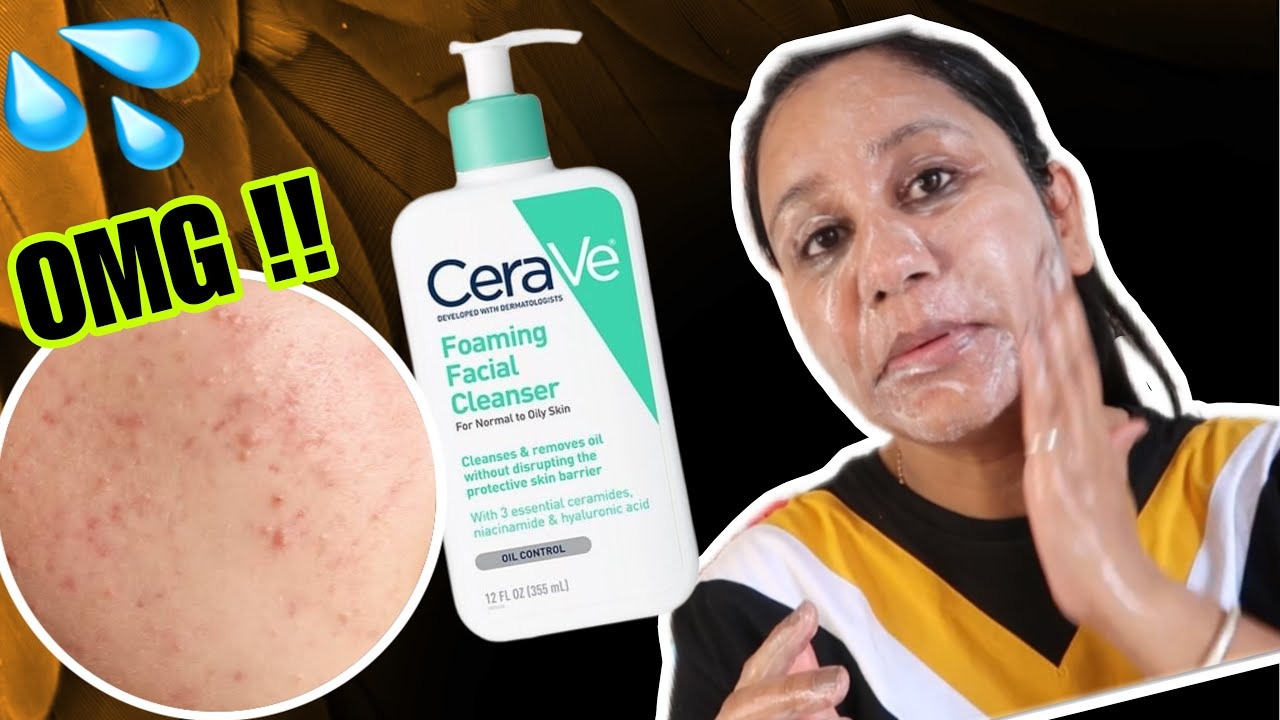 Cerave Foaming Facial Cleanser For Normal To Oily Skin – Oil Control Face Wash