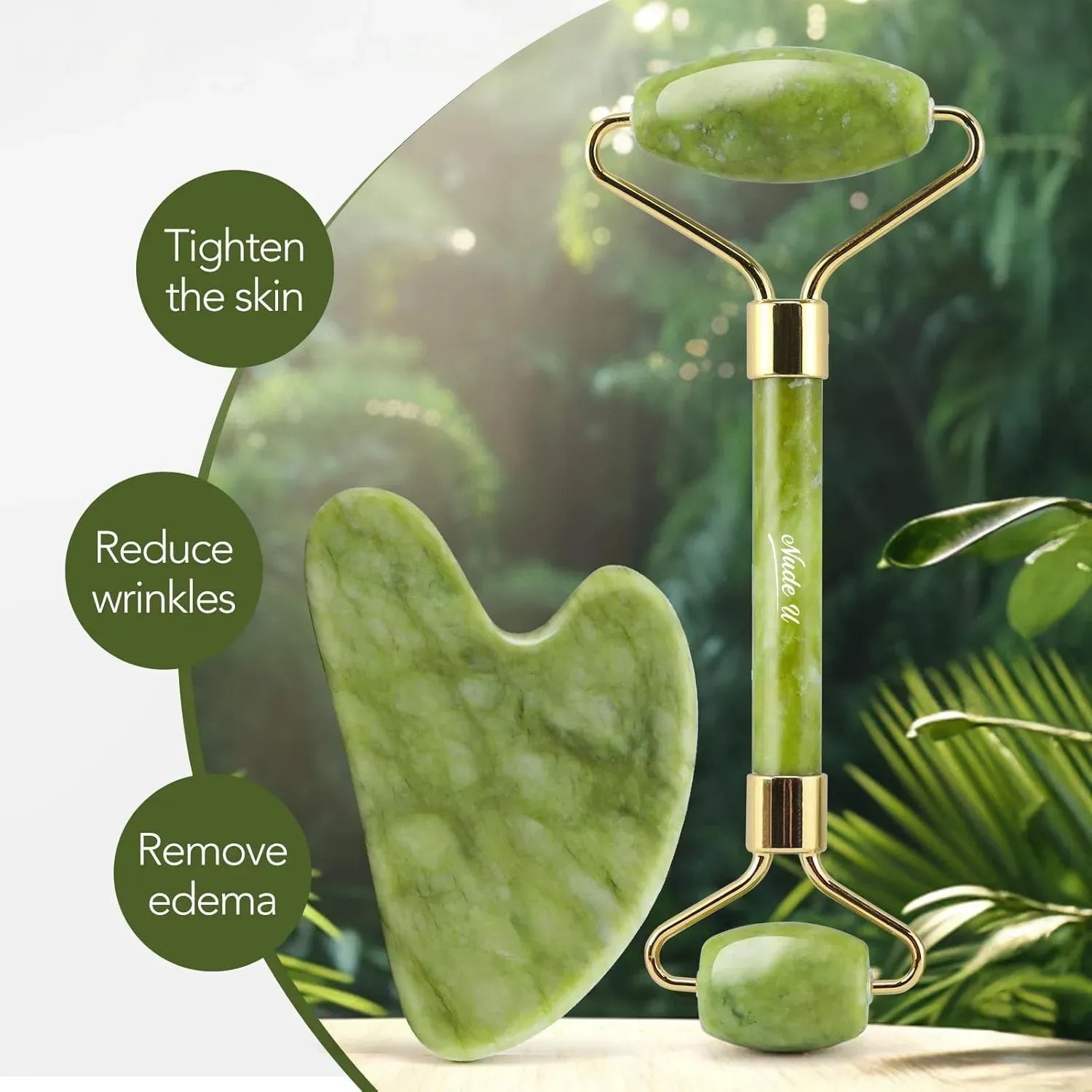Premium Gua Sha Set – Face Lifting, Jawline Sculpting & Glowing Skin Tool