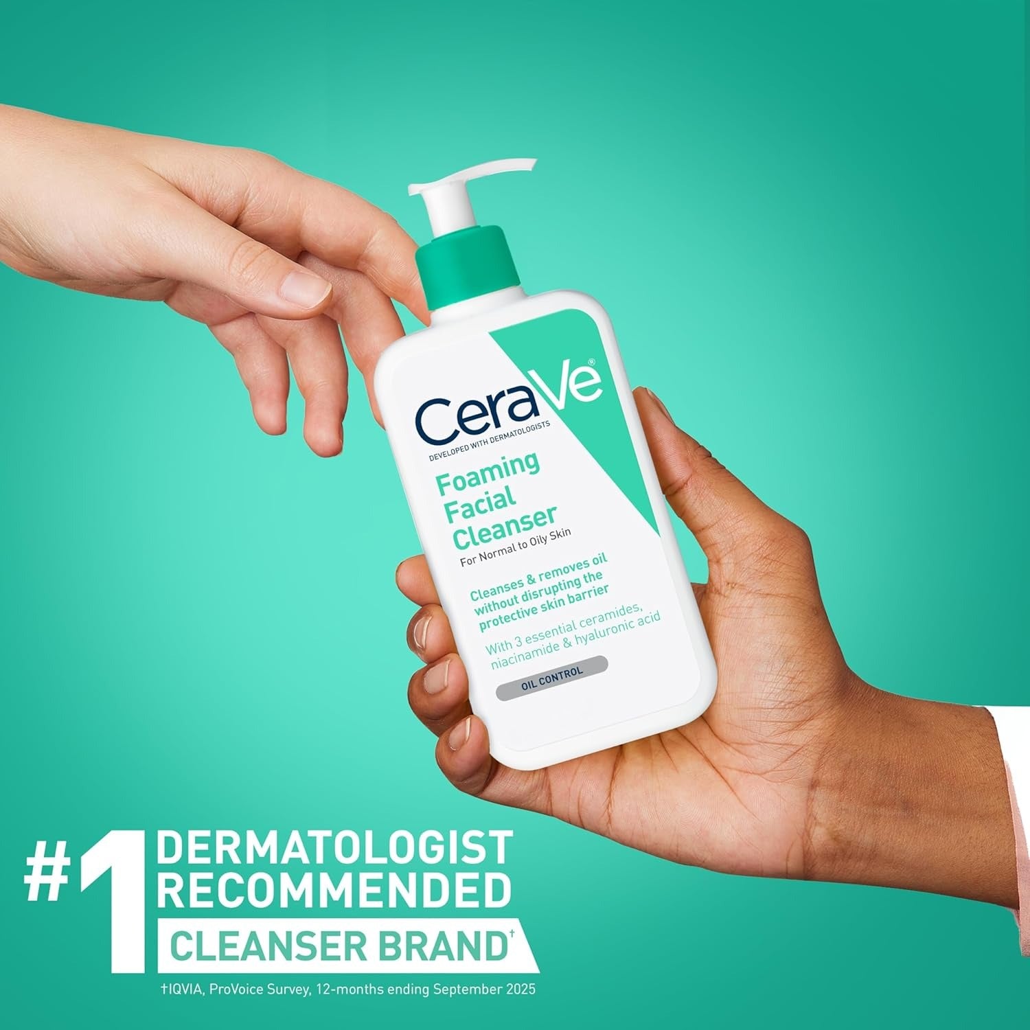 Cerave Foaming Facial Cleanser For Normal To Oily Skin – Oil Control Face Wash