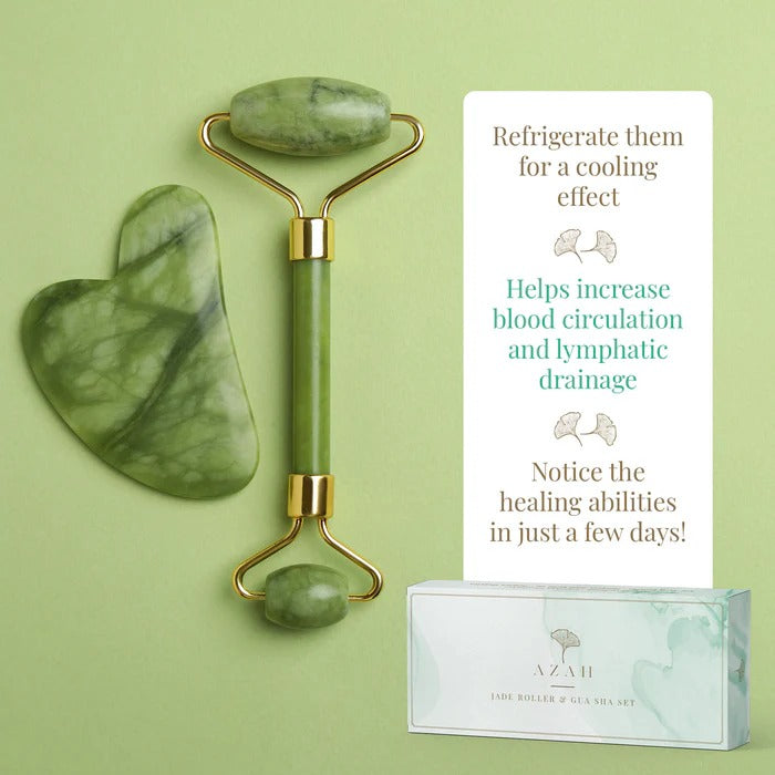 Premium Gua Sha Set – Face Lifting, Jawline Sculpting & Glowing Skin Tool