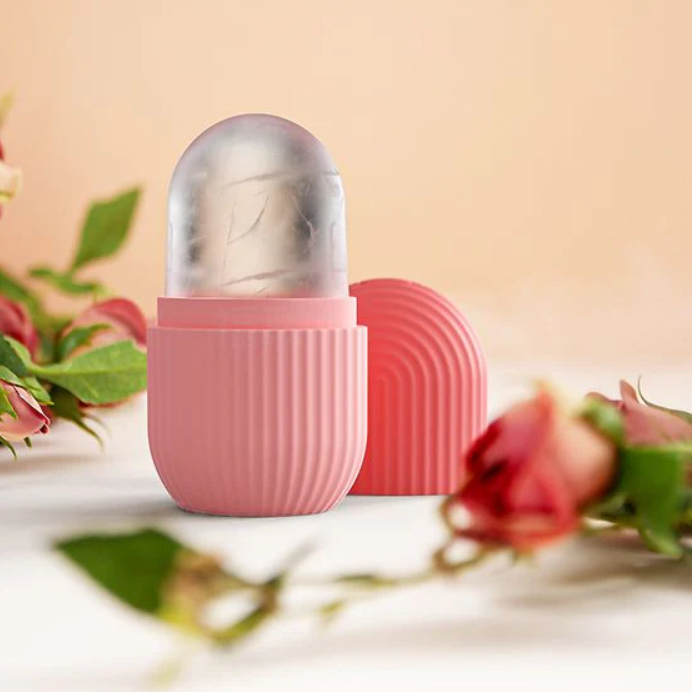 Silicone ice roller for Facial & skin Glow
